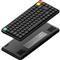 NUPHY Air75 V3 mechanikus Gateron Blush nano Bluetooth / vezeték nélküli billentyűzet (magyar, fekete) AIR75_V3_DARK_BLUSH small