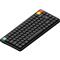 NUPHY Air75 V3 mechanikus Gateron Red nano Bluetooth / vezeték nélküli  billentyűzet (magyar, fekete) AIR75_V3_DARK_RED small