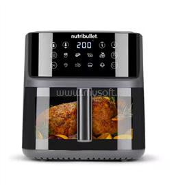 NUTRIBULLET NBA0811DG Super Crisplite Vision 3in1 forrólevegős sütő, 2000W, 8L (fekete) NBA0811DG small