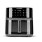 NUTRIBULLET NBA0811DG Super Crisplite Vision 3in1 forrólevegős sütő, 2000W, 8L (fekete) NBA0811DG small