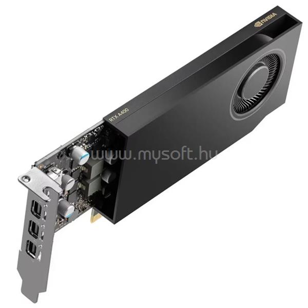 NVIDIA Videokártya Quadro RTX A400 4GB DDR6