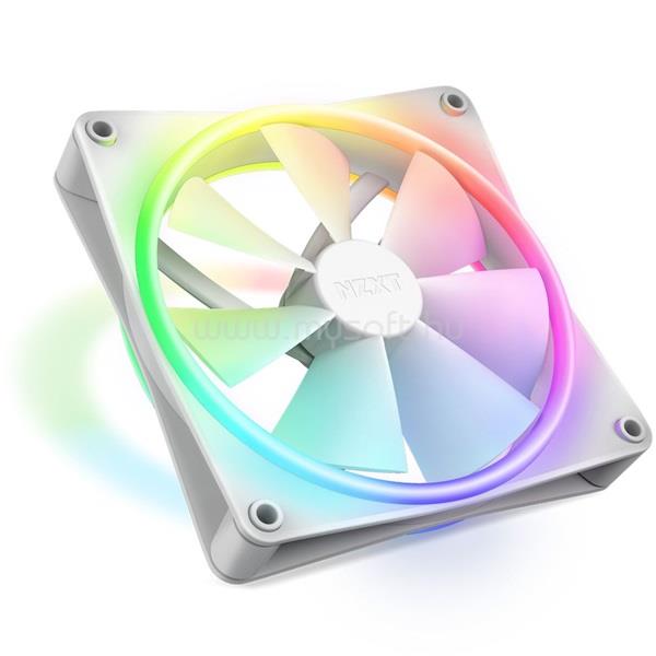 NZXT 140 mm Aer RGB 3 Double fehér hűtő ventilátor