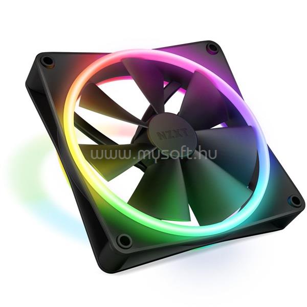 NZXT 140 mm Aer RGB 3 Double fekete hűtő ventilátor