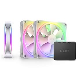 NZXT 3xF120 RGB DUO ventilátor & RGB vezérlő (fehér) RF-D12TF-W1 small