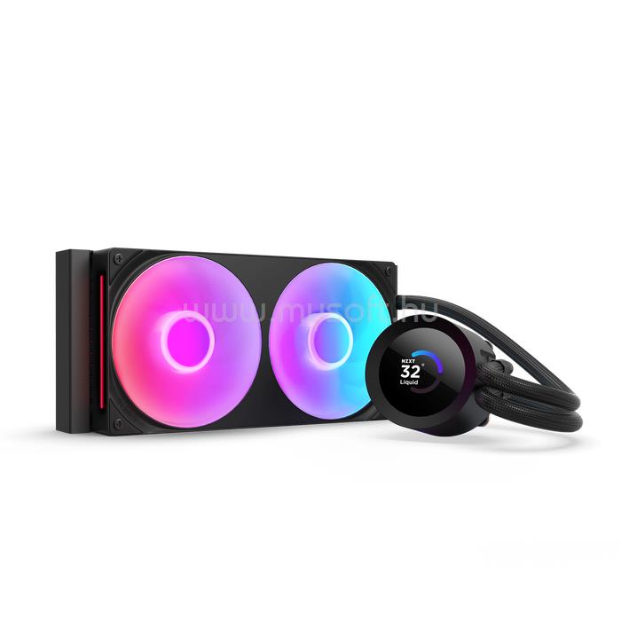 NZXT Fan - Kraken Plus 240 RGB V2 - Vízhűtés - 240mm - RL-KR240-B2