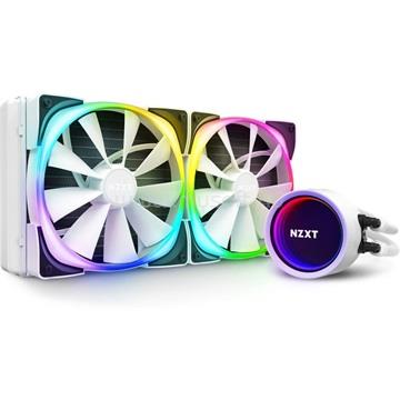 NZXT Fan - Kraken X63 RGB - Vízhűtés - 280mm - fehér - RL-KRX63-RW