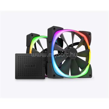 NZXT FAN Aer RGB 2 - 140mm - fekete - Twin Starter Pack - HF-2814C-DB