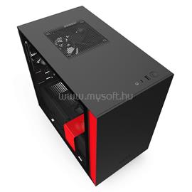 NZXT H210i CA-H210I-BR Matt fekete/piros (Táp nélküli) mini-ITX ház CA-H210I-BR small