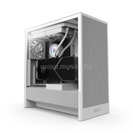 NZXT H5 Flow (2024) fehér (táp nélküli) ablakos E-ATX ház CC-H52FW-01 small