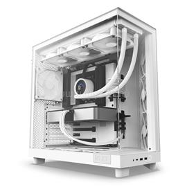 NZXT H6 Flow (2023) fehér (táp nélküli) ablakos ATX ház CC-H61FW-01 small