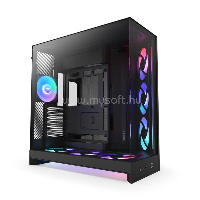 HÁZ NZXT Midi - H9 Flow RGB+ (2025) - Matt fekete - CM-H92FB-P1