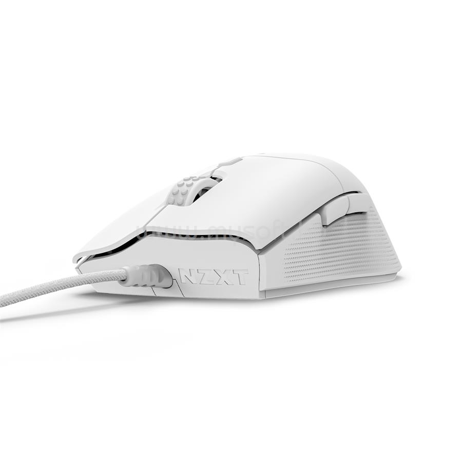 Mouse NZXT Lift 2 Ergo - Vezetékes egér - Fehér - MS-001NW-02