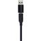 OBSBOT USB-C 3.0 -> USB-C 3.0 M/M adatkábel 1.5m fekete +USB-A adapter OCB-2209-CW small