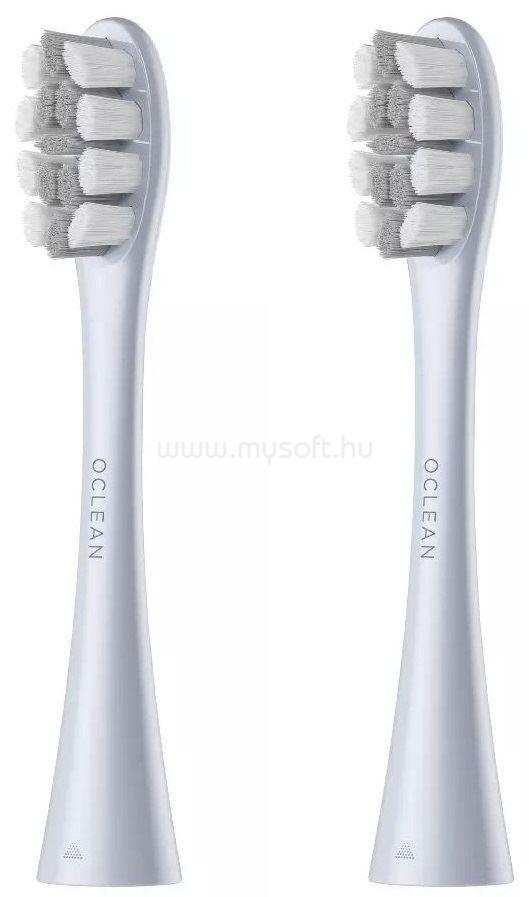 OCLEAN fogkefe fej Plaque Control Ezüst színű 2db P1C9