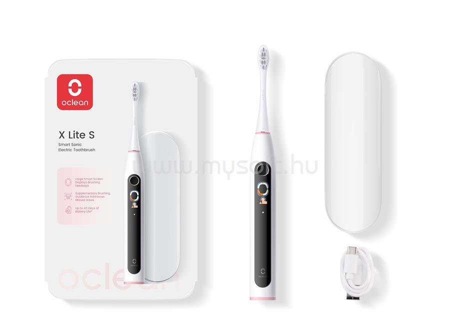 OCLEAN X Lite S Smart Sonic fogkefe szett (szürke)
