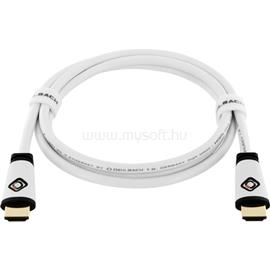 OEHLBACH 130 Easy Connect 1,5m 4K High Speed fehér HDMI kábel ethernettel D1C130 small