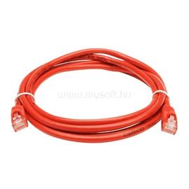 OEM RJ45 CAT6 UTP -> RJ45 CAT6 UTP M/M adatkábel 2m piros LSOH XUTPSZC6KAB2P small