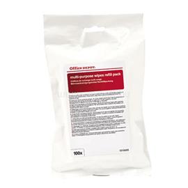 OFFICE DEPOT 100db/cs nedves tisztítókendő utántöltő OFFICE_DEPOT_1510685 small