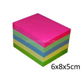 OFFICE DEPOT 6x8x5cm több színű tépőtömb 1349001-99 small