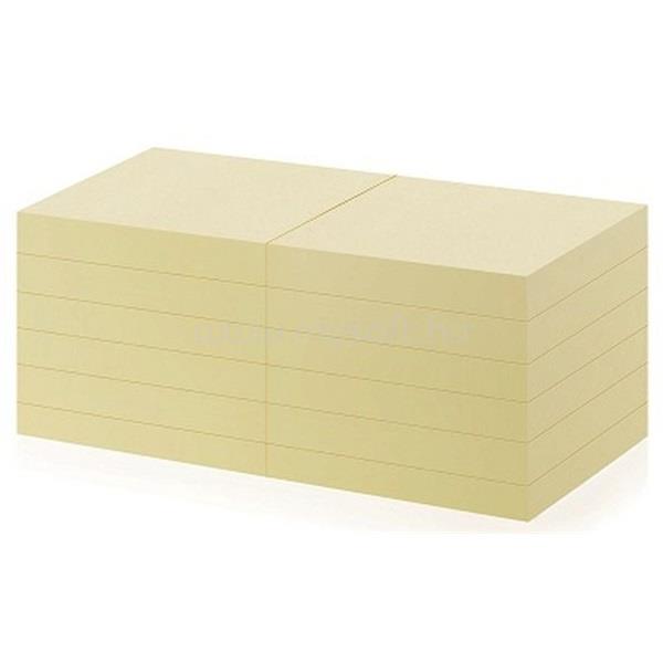 OFFICE DEPOT 76x76mm újrahasznosított sárga jegyzettömb