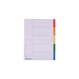 OFFICE DEPOT A4 5 részes műanyag elválasztólap OFFICE_DEPOT_5915907 small