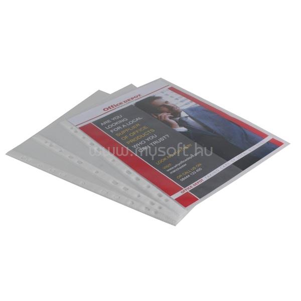 OFFICE DEPOT A4 75mikron 100db/cs víztiszta lefűzhető genotherm