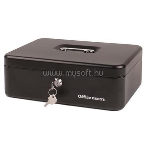 OFFICE DEPOT nagy pénzkazetta fekete