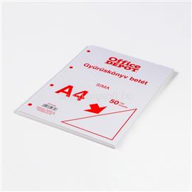 OFFICE DEPOT Office Depot A4 50 lapos sima gyűrűskönyv betét OFFICE_DEPOT_2514-53 small