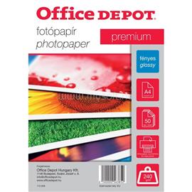 OFFICE DEPOT Premium A4 240g fényes 50db fotópapír OFFICE_DEPOT_OD112259 small