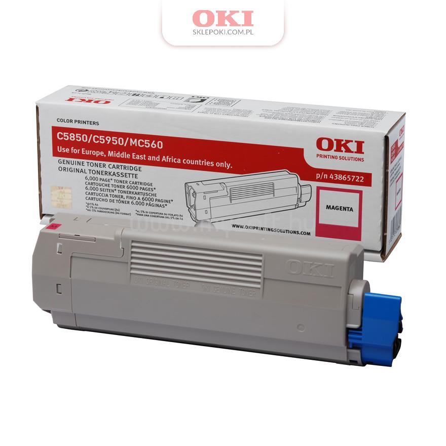 OKI C5850,5950 Toner Magenta 6k