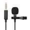 OMEGA mikrofon, csiptehető,  PMLLCB, jack 3.5, fekete OMEGA_PMLLCB small