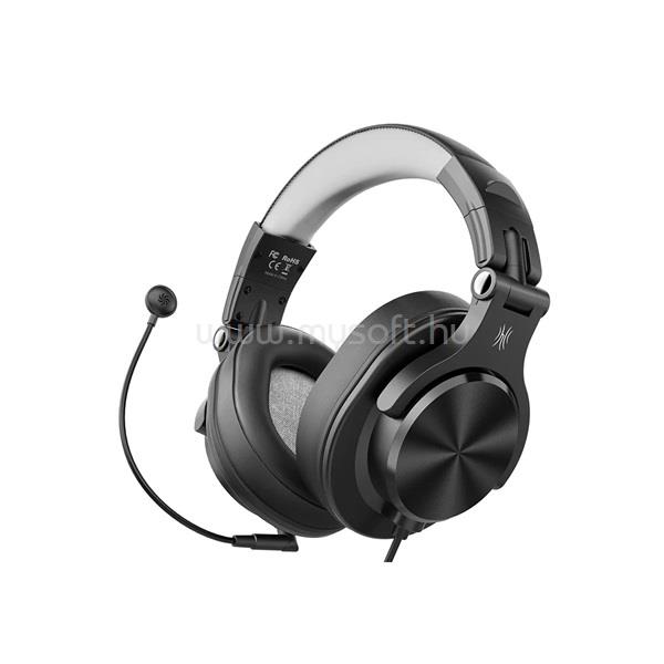ONEODIO A71D gamer headset (fekete)