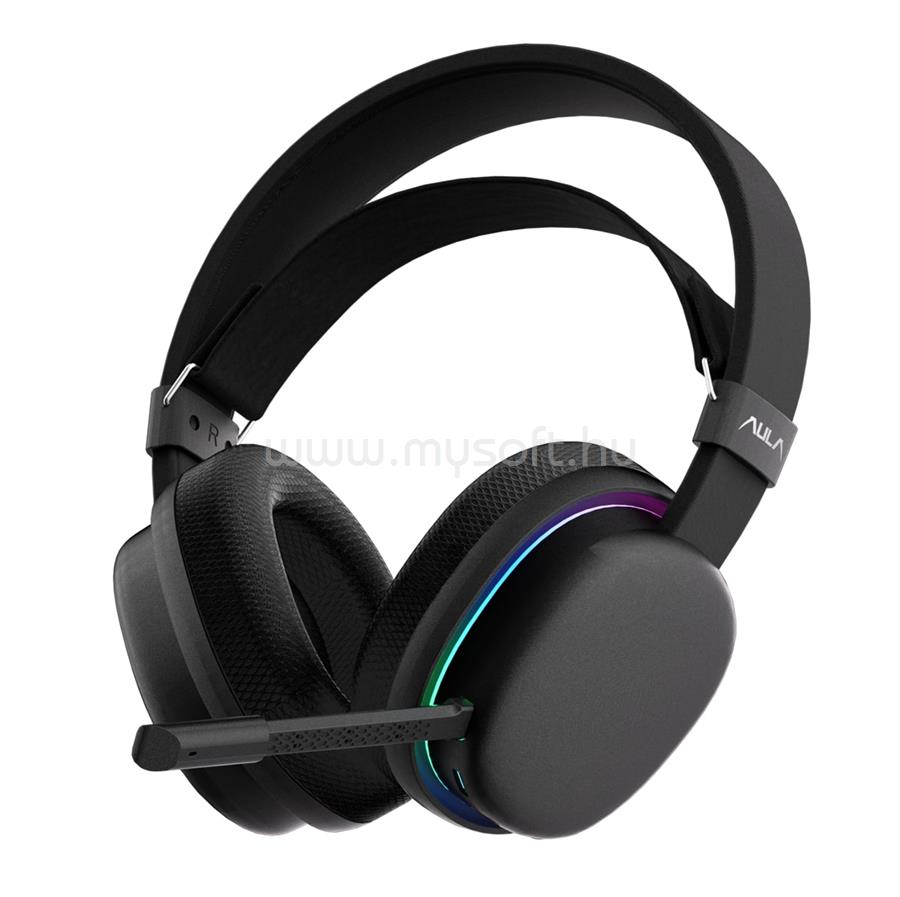 ONIKUMA AULA G7 Tri-Mode Vezeték Nélküli Gamer Headset - Fekete