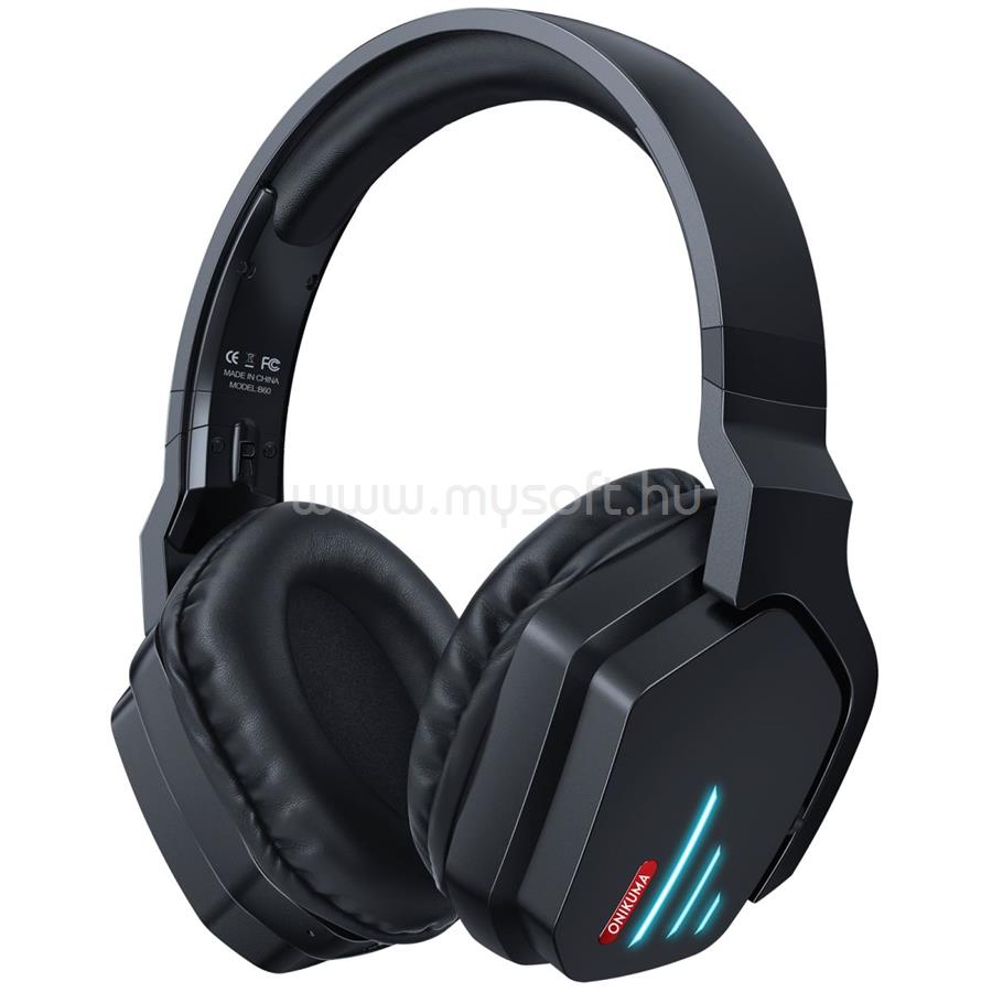 ONIKUMA B60 vezeték nélküli gamer headset (fekete)