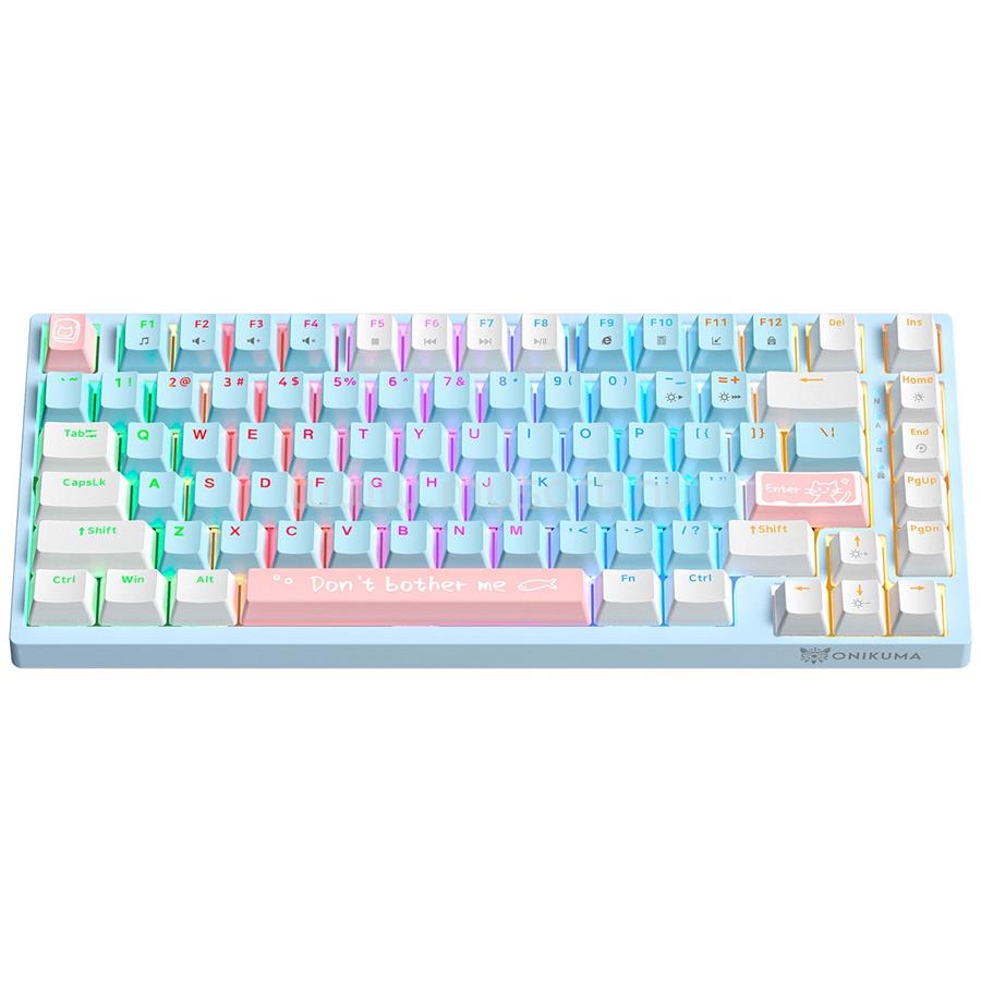 ONIKUMA G52 Gamer Billentyűzet - Kék