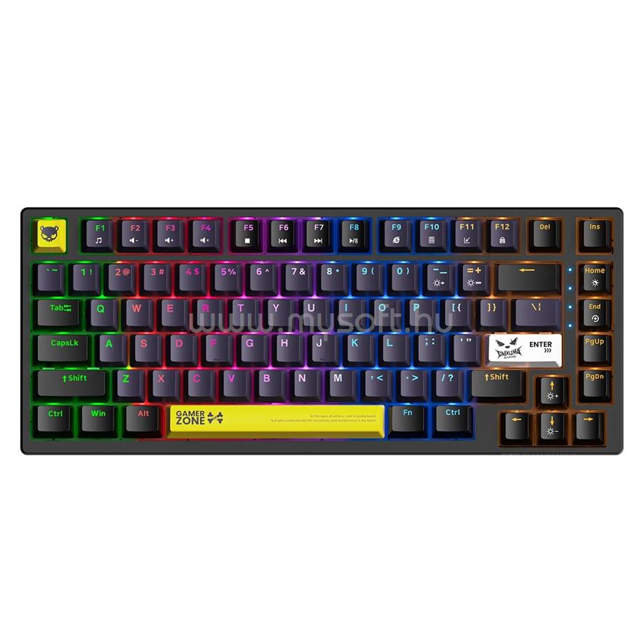 ONIKUMA G58 Mechanikus Gamer Billentyűzet TKL - Fekete - Angol kiosztás!