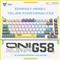ONIKUMA G58 mechanikus gamer TKL vezetékes billentyűzet amerikai angol lokalizáció (fehér) G58_Wired_RGB_white small