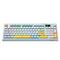 ONIKUMA G80 Tri-Mode gamer vezeték nélküli billentyűzet amerikai angol lokalizáció (világoskék) G80_blue small