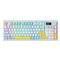 ONIKUMA G80 Tri-Mode gamer vezeték nélküli billentyűzet amerikai angol lokalizáció (világoskék) G80_blue small