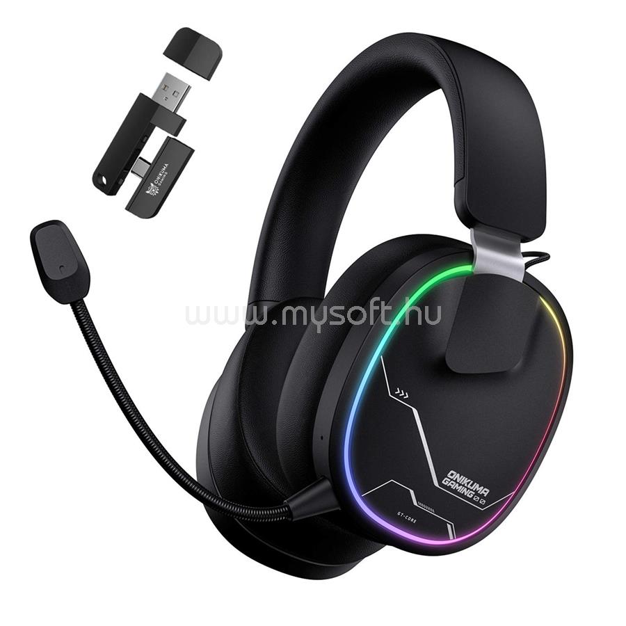ONIKUMA GT836 4-Mode Vezeték Nélküli Gamer Headset - Fekete