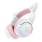 ONIKUMA GT838 Tri-Mode Vezeték Nélküli Gamer Headset - Fehér-Pink - Cicafüles GT838_white_pink small