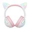 ONIKUMA GT838 Tri-Mode Vezeték Nélküli Gamer Headset - Fehér-Pink - Cicafüles GT838_white_pink small