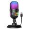 ONIKUMA M930 streamer/gamer RGB mikrofon (fekete) M930_black small