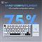 ONIKUMA MT501 Tri-Mode Vezeték Nélküli Gamer Billentyűzet MT501_white small