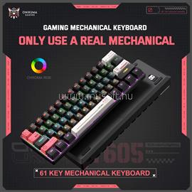 ONIKUMA MT605 Tri-Mode Vezeték Nélküli Mechanikus Gamer Billentyűzet MT605_black small