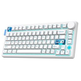 ONIKUMA MT706 mechanikus gamer vezeték nélküli billentyűzet amerikai angol lokalizáció (fehér) MT706_white small