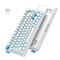 ONIKUMA MT706 mechanikus gamer vezeték nélküli billentyűzet amerikai angol lokalizáció (fehér) MT706_white small