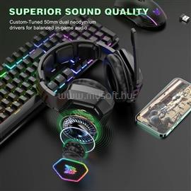 ONIKUMA B100 Tri-Mode vezeték nélküli gamer headset ONIKUMA_B100_black small