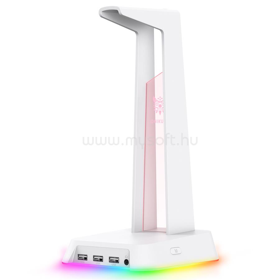 ONIKUMA ST-2 RGB headset állvány (fehér)