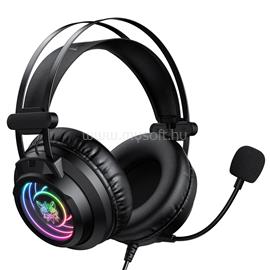ONIKUMA X80 Vezetékes Gamer Fejhallgató RGB világítással - Fekete X80_black small